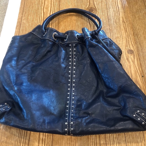 Michael Kors Navy Astor Purse - Picture 12 of 15